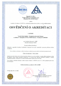 osvedceni o akreditaci
